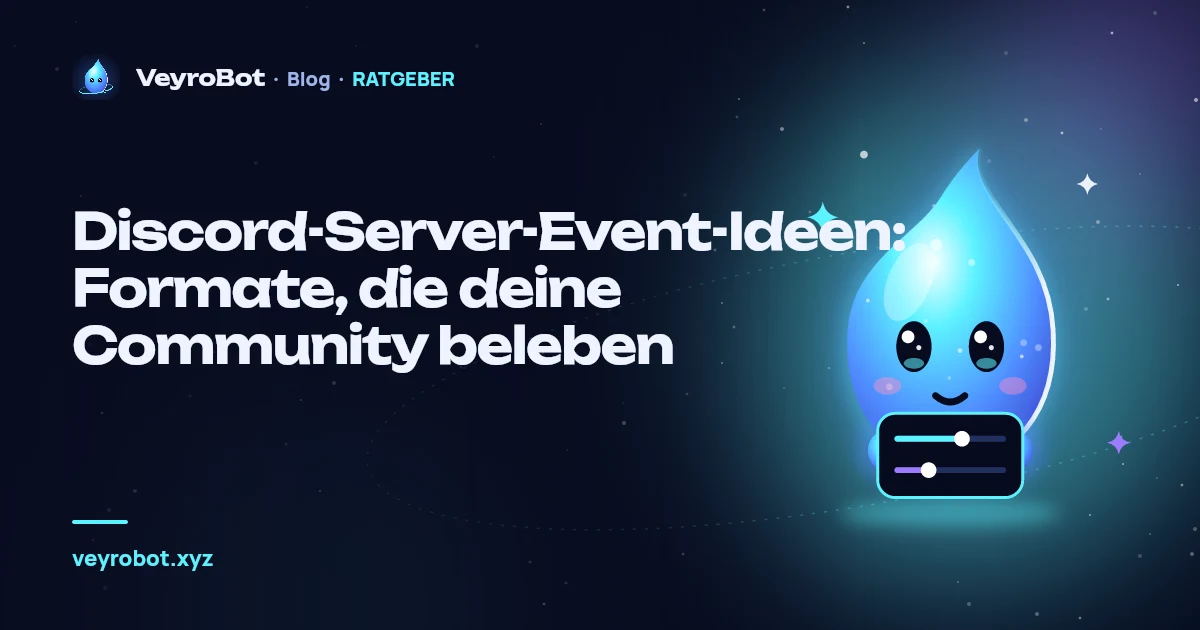 Discord-Server-Event-Ideen: Formate, die deine Community beleben