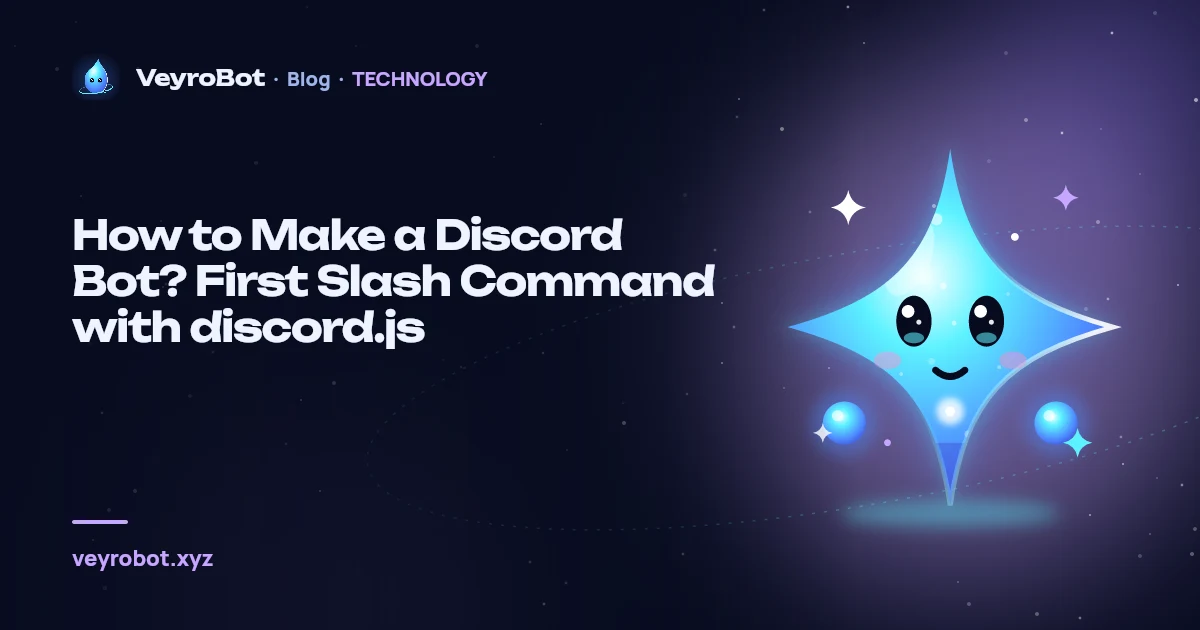 How to Make a Discord Bot? First Slash Command with discord.js