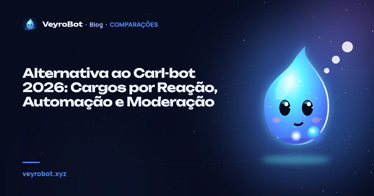 Alternativa ao Carl-bot 2026: Cargos por Reação, Automação e Moderação